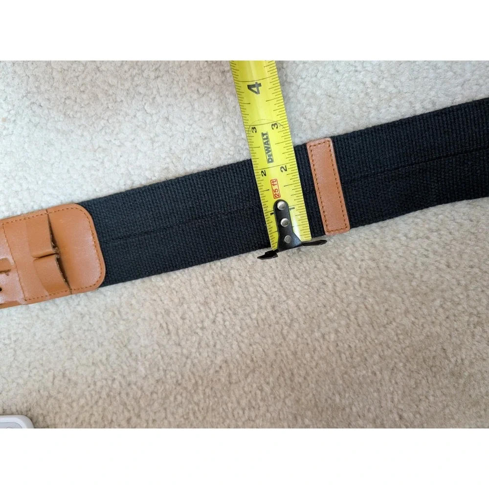Women's BG Street Black Brown Leather Belt 31